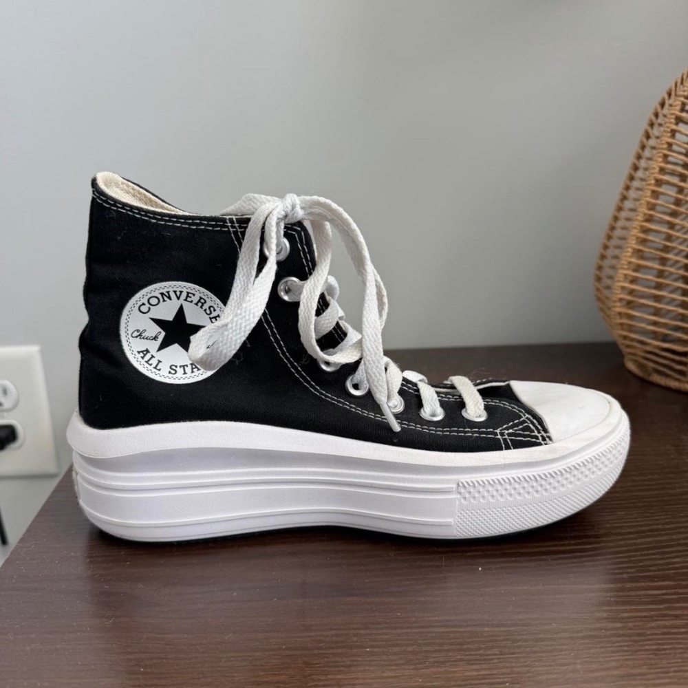 Platform Canvas Black Converse